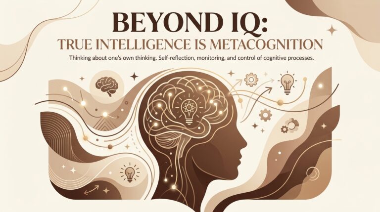 Beyond IQ: True Intelligence is Metacognition