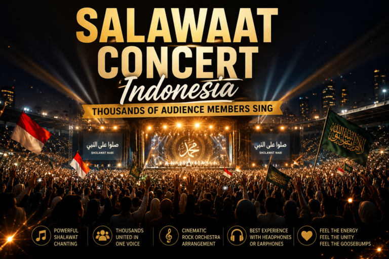 Salawaat Concert Indonesia – Thousands of Audience Members Sing