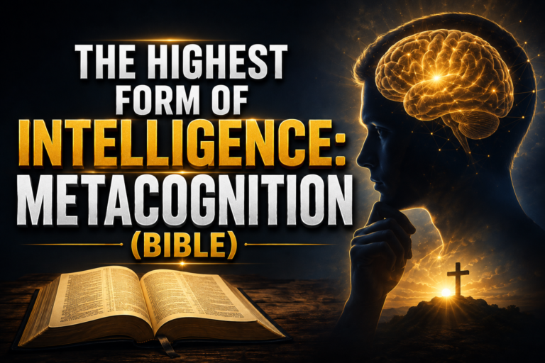 The Highest Form of Intelligence: METACOGNITION (BIBLE)